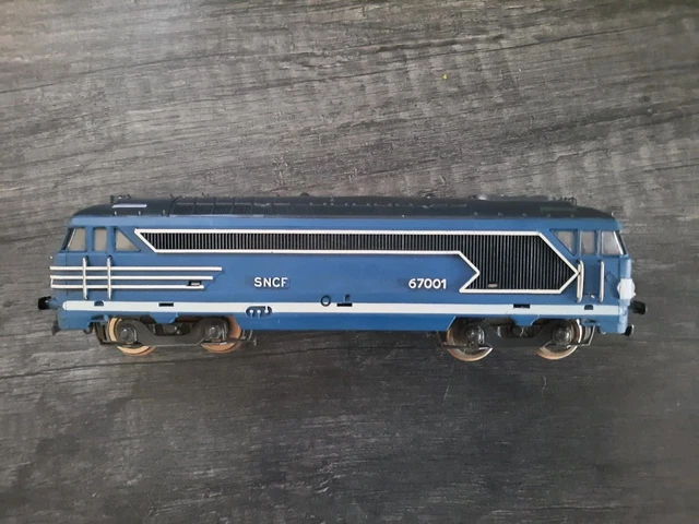 Locomotive électrique PIKO BB 67000 SNCF – Bleue – Analogique – Echelle 1/87 HO