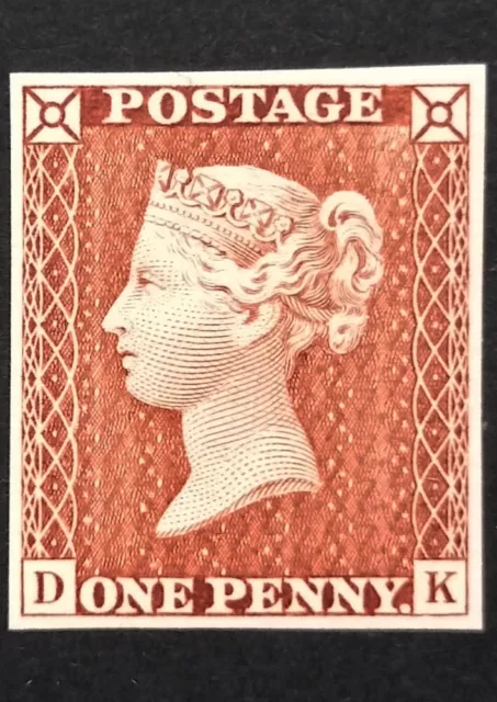 GB Queen Victoria 1d Star MNH 4 Marg.1940 Centenary Exhibition Rainbow Serie XF