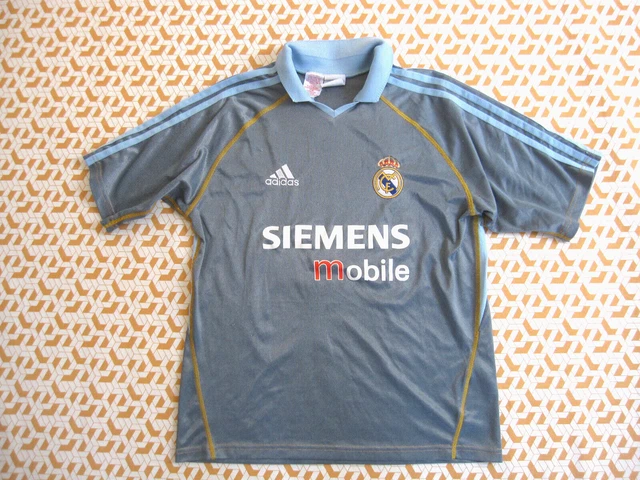 MAILLOT REAL MADRID 2003 Siemens Mobile Adidas Vintage shirt