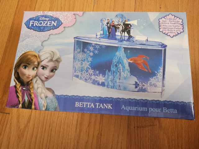 Disney Frozen Betta Tank Kit - Small Fish Tank 0.7 Gal, Penn Plax FZR108