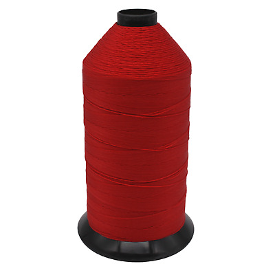 Hilo de tapicería de nailon unido rojo talla 207, Tex 210, 16 oz. 1900 yardas