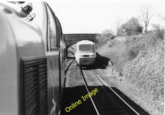 Photo 6x4 Deltic Approaching Chaloners Whin Dringhouses Deltic 55009 &quo c1980