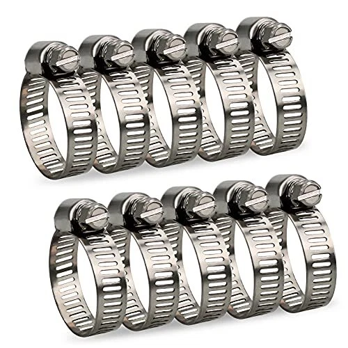 InduSKY Collier de Serrage Tuyau Réglable 16-25mm Gamme en Acier Inoxydable 304