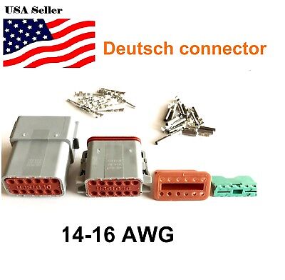 1 sets Deutsch DT06/DT04 2p Engine Gearbox waterproof electrical connector for car bus motor truck 
