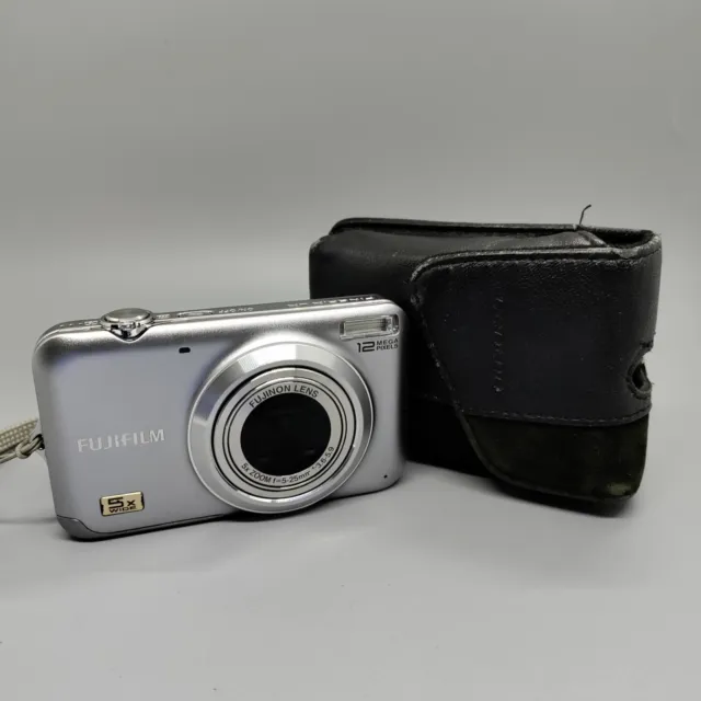 Fujifilm FinePix JX210 12.0MP Compact Digital Camera Silver Tested