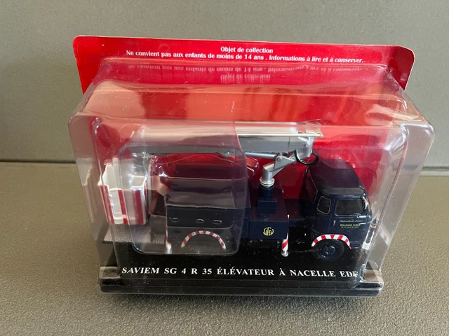 Modèle Réduit Renault Saviem SG MB 35 Car Ondes Hertziennes ORTF - Échelle 1/43