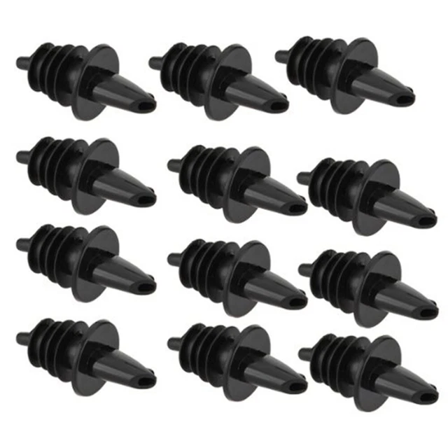 12 pezzi versatore decanter plastica portatile Wine Aerator (nero