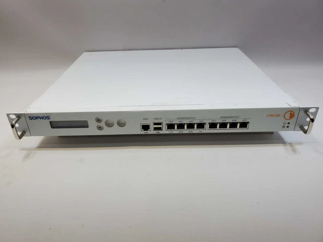 SOPHOS UTM 220 8-Port Firewall Gateway Network Switch Gigabit Rev.5 ...