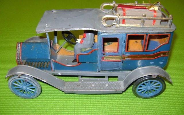 JOUET ANCIEN CAMION MECANIQUE TIPPCO TCO EN TOLE MADE IN GERMANY