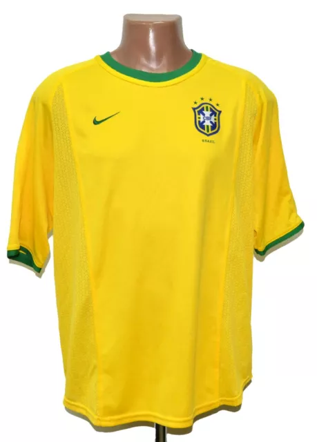 Brazil Nike Football Shirt Home 2000/2001/2002 Brasil Soccer