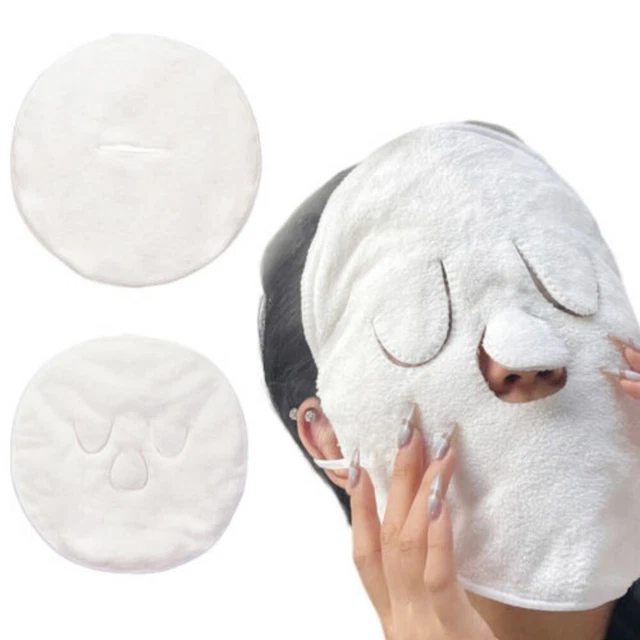 Herramienta de maquillaje Pores Comprimir Toalla de algodón Toalla Facial Máscara Toalla de lana de coral