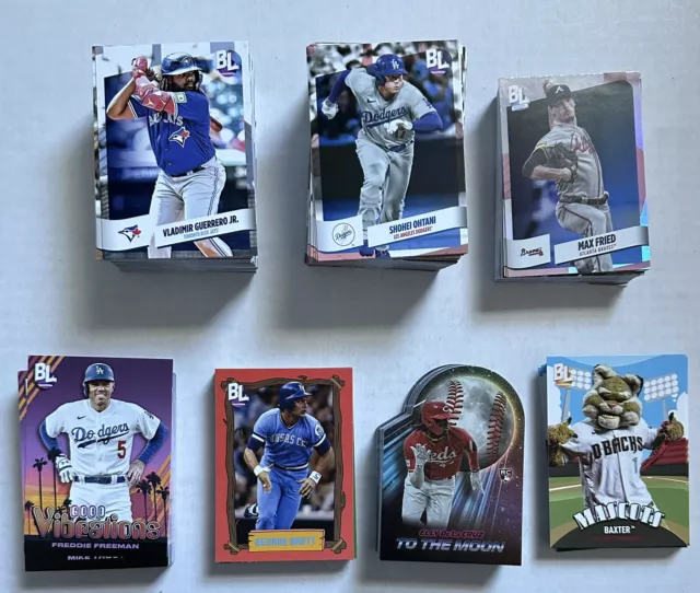 2024 Topps Big League Complete Master Set #1-250 + 4 Insert Sets (397 Cards)