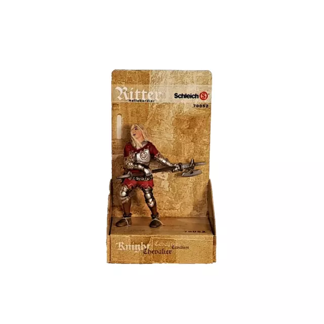 Schleich 70052 "Alabardiere" cm. 9 - Il Mondo dei Cavalieri Medioevali