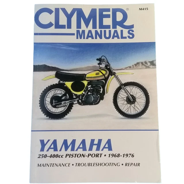 Yamaha 250-400cc Piston-Port 1968-1976 Owners Manual Maintenance Repair