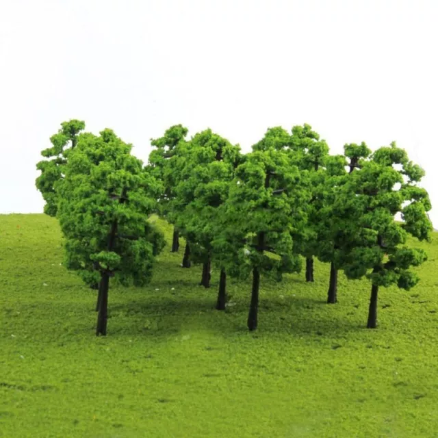 20x 7cm Model Trees for Train Railroad Diorama Wargame Park Landscape Scenery