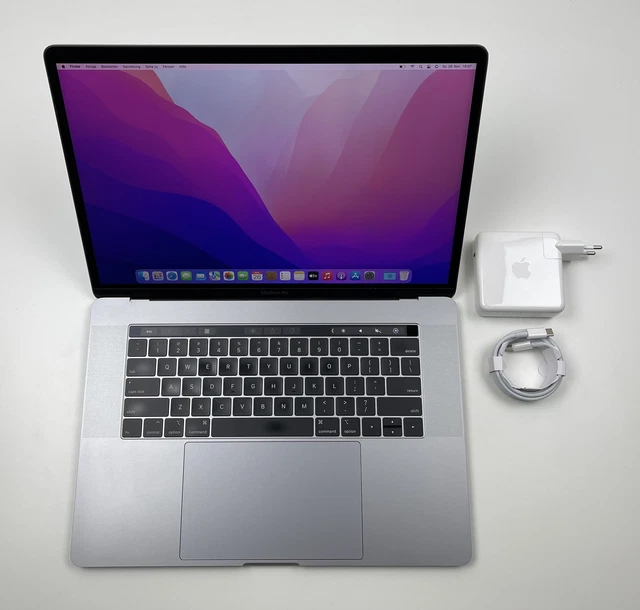 Apple MacBook Pro Retina TouchBar 15,4“ i7 2,2 Ghz 512 GB SSD 16 GB 2018 QWERTY