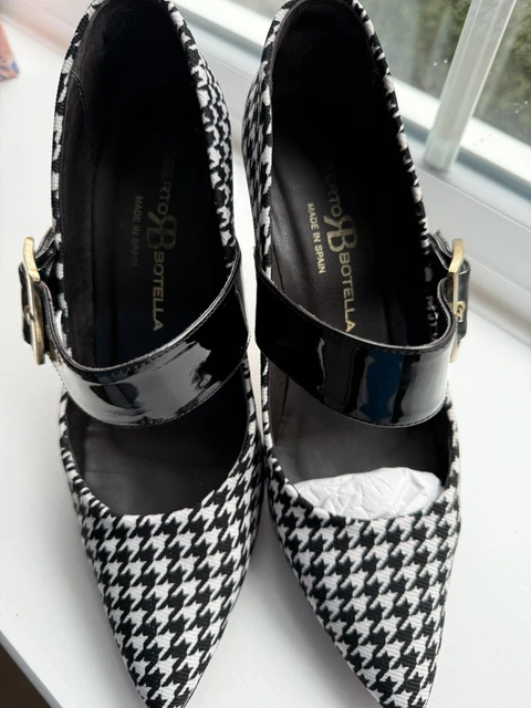 Escarpins Nasty Gal Here Kitty Talon Léopard Marron - Taille UK 4 / EU 37 - Neufs Sans Boîte