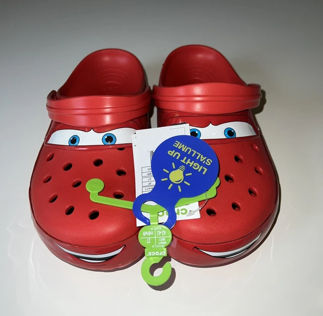 Crocs Classic Clog Cars Lightning Mcqueen Limited Edition - Size 9 Men