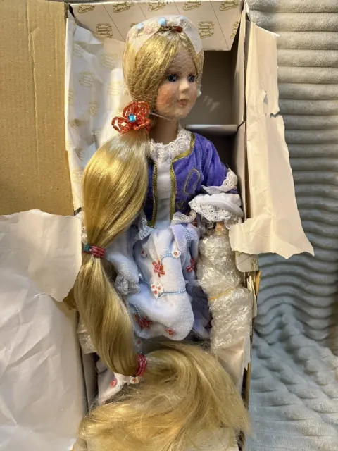 Rapunzel Porcelain Doll Brand New Disney Doll Signature Heritage Collection Rare