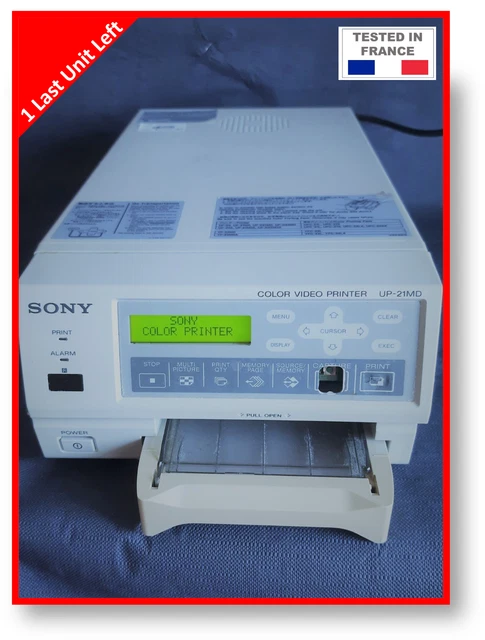 Sony UP-21MD Color Video Printer Endoscopy Ultrasound Cardiology