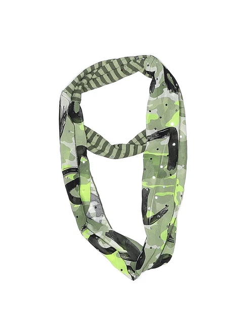 Justice Girls Green Scarf One Size