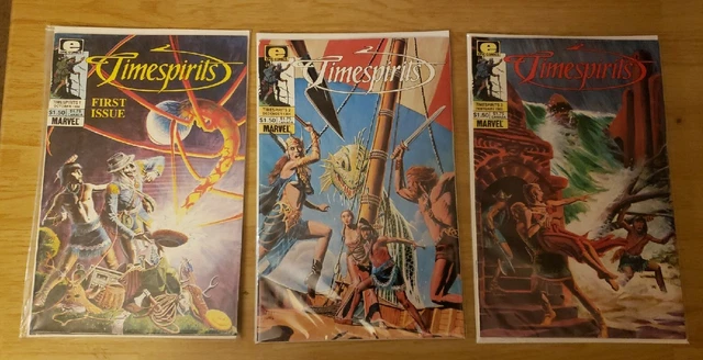 Timespirits # 1,2,3  1984 . Epic comics