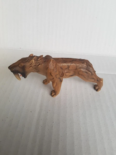 Schleich Sabertooth Tigre Smilodon Preistorico Animale Ice Age Figura Ritirato