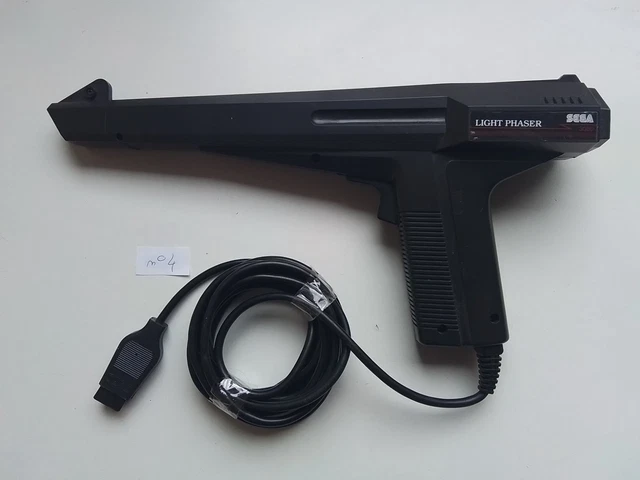 PISTOLET OFFICIEL THE Sega Light Phaser En Boîte Sans Notice Master System Pal EUR 1,50 - FR