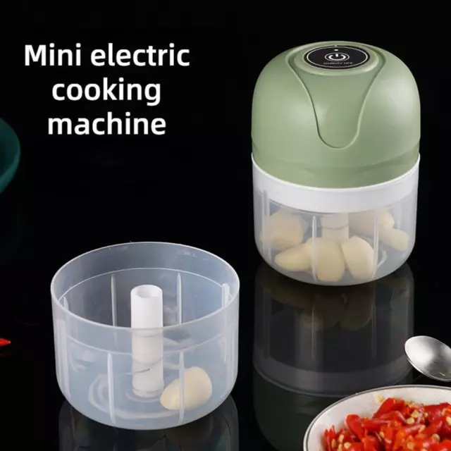 Hachoir de cuisine électrique Mini coupe-oignons avec port USB Hachoir à  oignons 250 ml Batterie