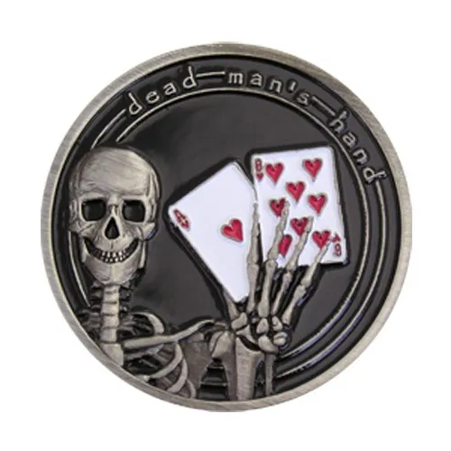 Dead Mans Hand Card Guard - Challenge Coin