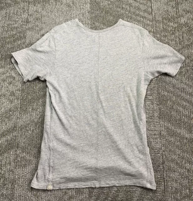 Rag & Bone Shirt Men’s Small Gray Cotton Short Sleeve Classic Flame Tee durable