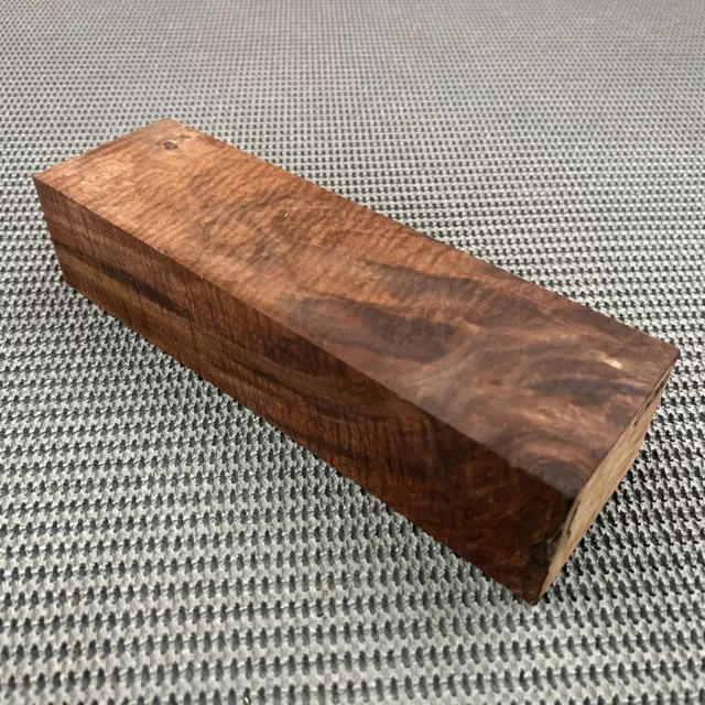 "Cuchillo artesanal CW843 Rizado Claro Billete Bloque Tallado Mango Juego Llamar 9.2"