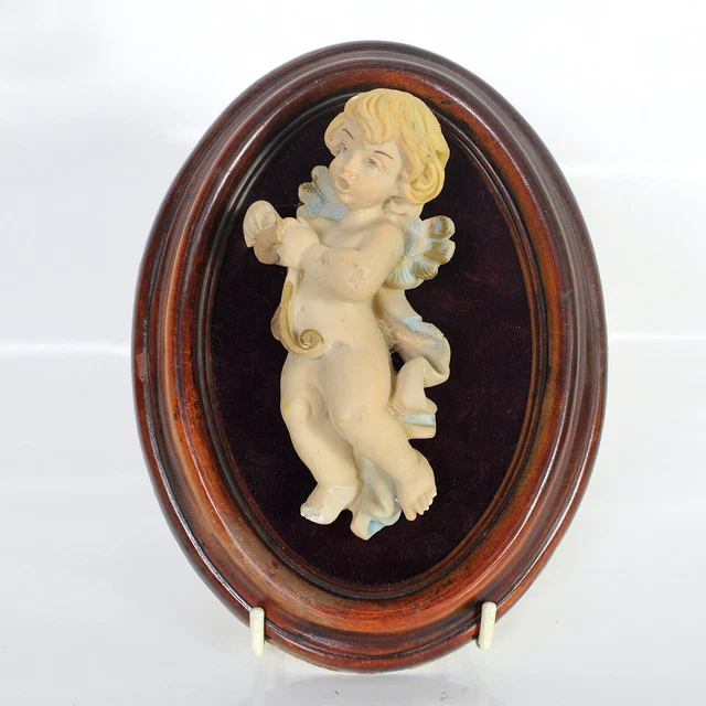 Portacandele a forma di angelo, statuetta vintage Cherub Angel con colonna romana, scultura attiva con angelo custode per shower