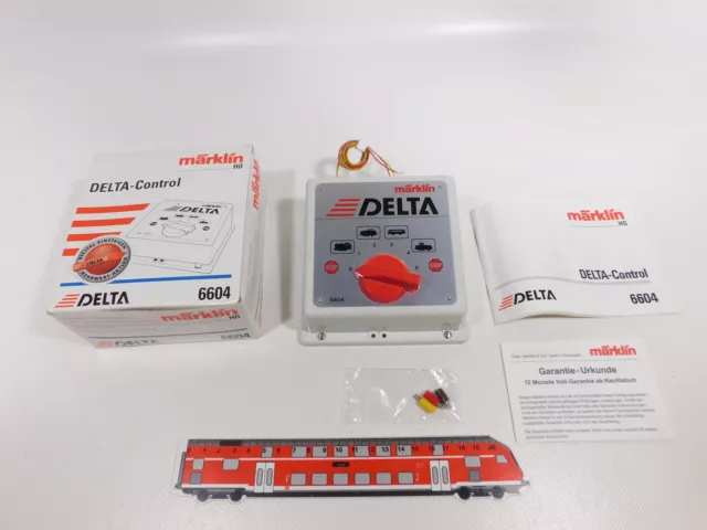 DK652-0, 5 #Märklin H0 AC 6604 Delta Control Unit Very Good +Box