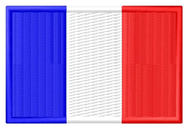 Flag France Drapeau Flagge ecusson brodé patche Thermocollant patch