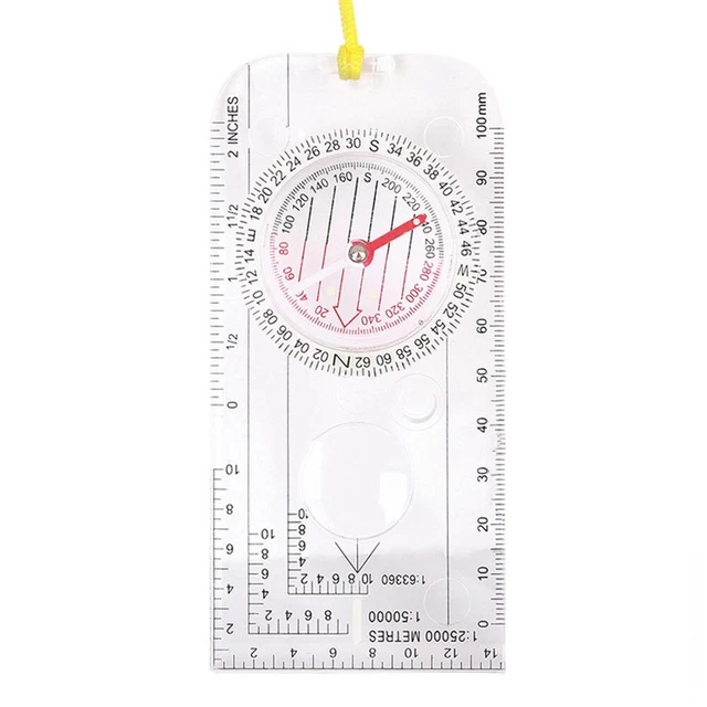 Curvimetro Per Mappe - Misuratore Di Distanza Portatile Per Escursionismo E Trekking - Foto 4