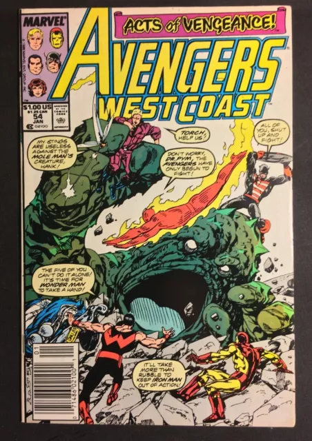 Avengers West Coast 54 Newstand Variant John Byrne Fantastic Four 1 Homage