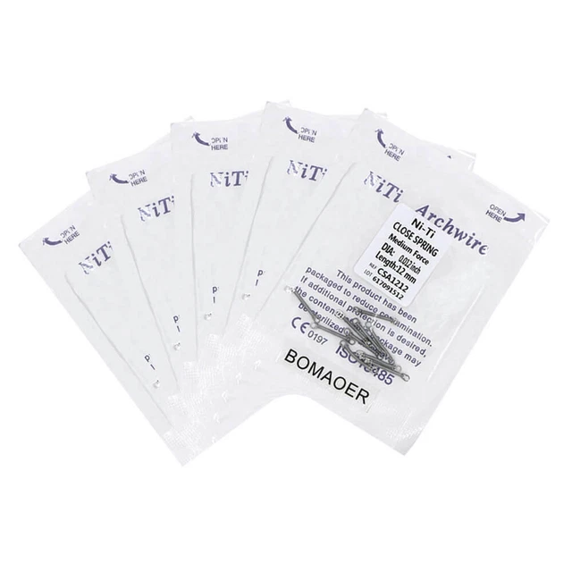 NEW Dental orthodontic niti close spring medium force DIA 0.012 inch length 12mm