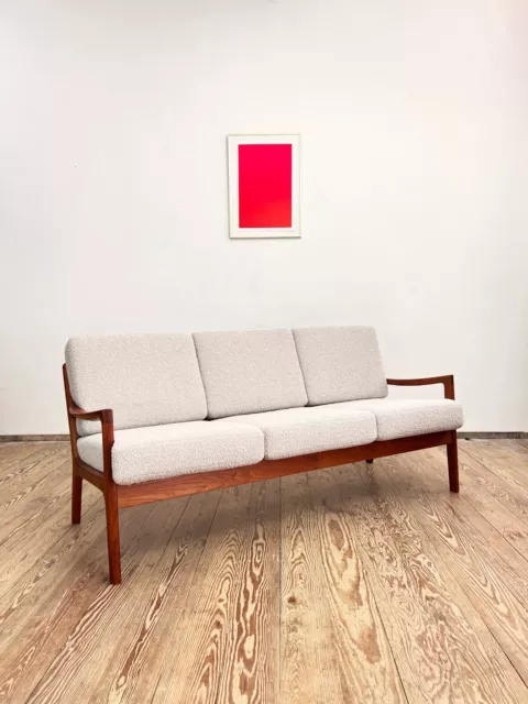 Mid Century Modern Teak Senator Sofa, Dansish Design Couch, Ole Wanscher