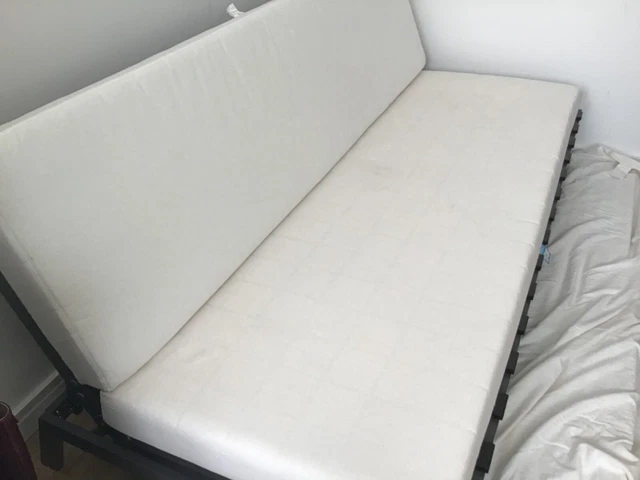IKEA CLICK CLACK sofa bed, double, dark grey metal frame £50.00 ...