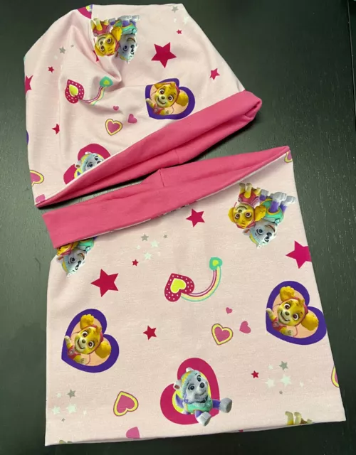 Berretto E Scaldacollo in jersey di cotone Paw patrol