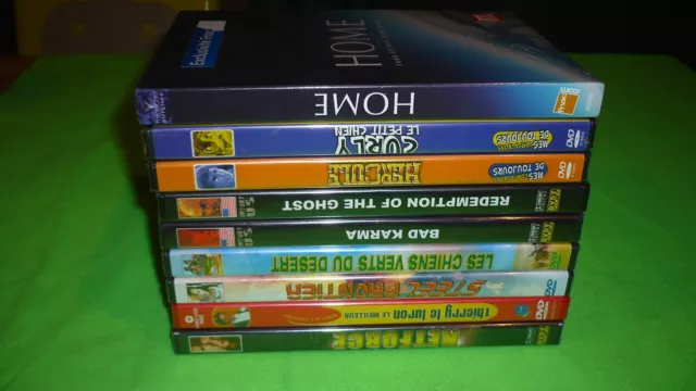 Lot de 9 DVD neufs (sous blister)