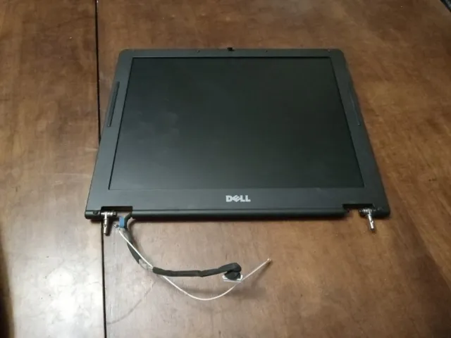 LAPTOP PART:Dell Inspiron 2200 Screen Bezel+Top Cover Case+Hinges -DAMAGED LCD