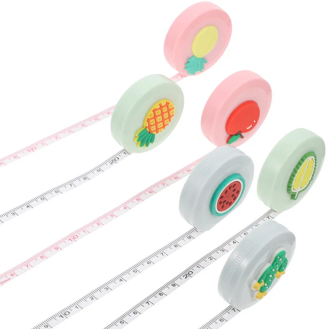 6 Pcs Body Measurement Ruler Cute Child Kids Office Supplies Body Measure Tape