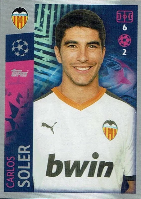 Soler Performance Sticker TOPPS MATCH ATTAX Champions League Sticker CL 19/20 Numéro 475 Carlos ...