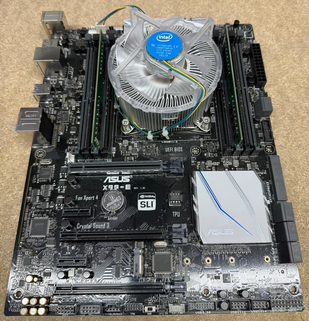 ASUS X99-E MOTHERBOARD Intel Core i7-6900K 3.20GHz 32GB DDR4 RAM £99.99 ...