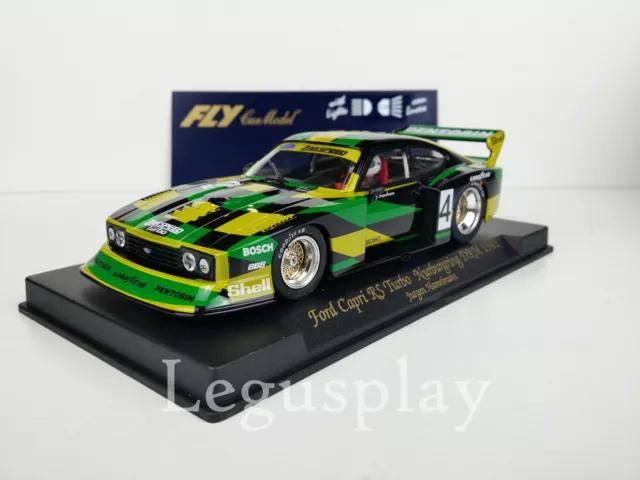 Slot Car Scx Scalextric Fly A143L Ford Capri Rs Turbo Nürburgring Drm 1981 Nº4