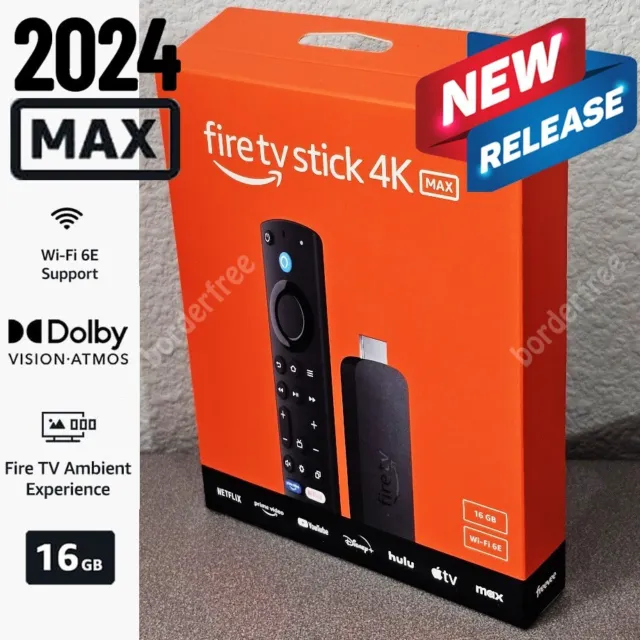 �NUEVO AMAZON FIRE TV Stick 4K MAX, 2.0 GHz, Wi-Fi 6E, 16GB, dispositivo de transmisión �