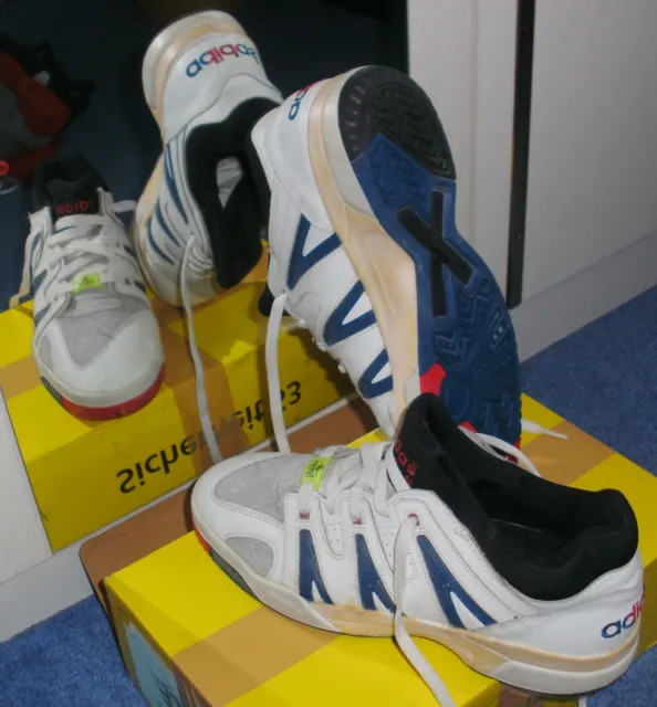 Vintage Adidas Sneaker Tennisschuhe Equipment? Open 03 / 94; Gr. 44 2/3 = 10