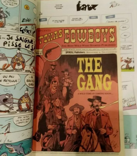 Spirou # 3875 Meuh ! Pierre Tombale COMPLET SUPPLÉMENT Texas Cowboys 8 The Gang 2